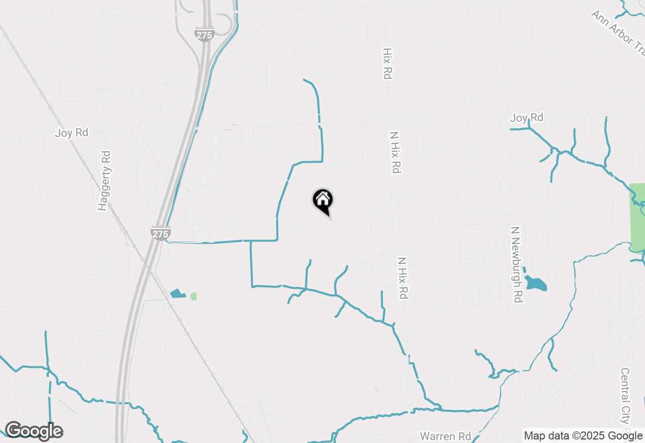 Map of 8136 Parkside Drive, Westland, MI 48185