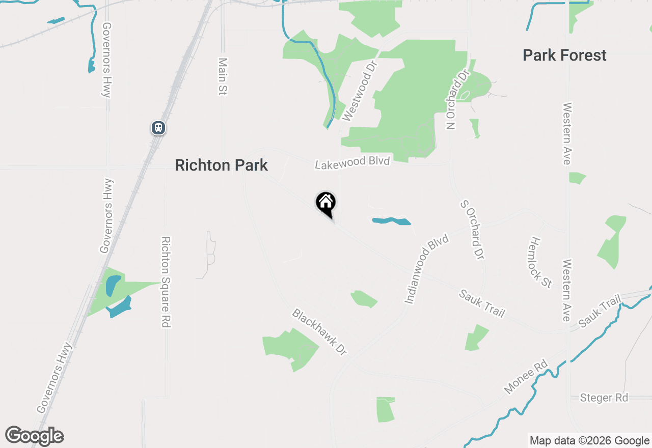 Map of 311 Sauk Trail, Park Forest, IL 60466