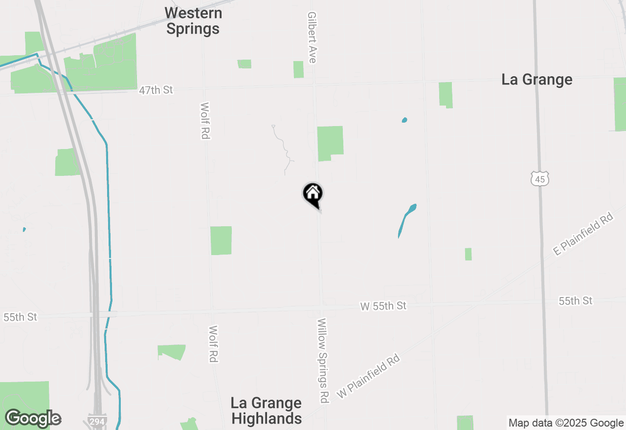 Map of 5129 Harvey Avenue, Western Springs, IL 60558