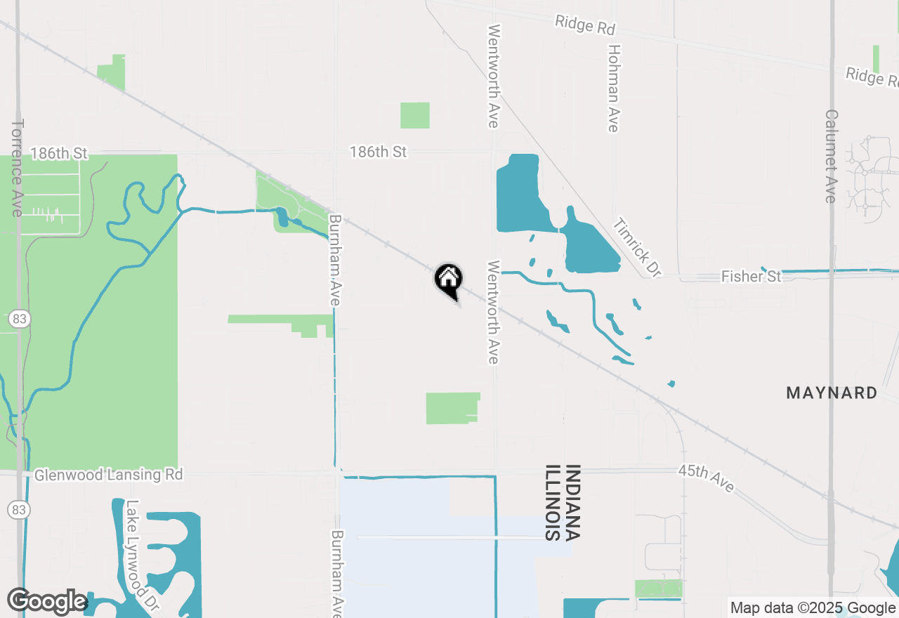 Map of 3461 S Manor Drive, Lansing, IL 60438