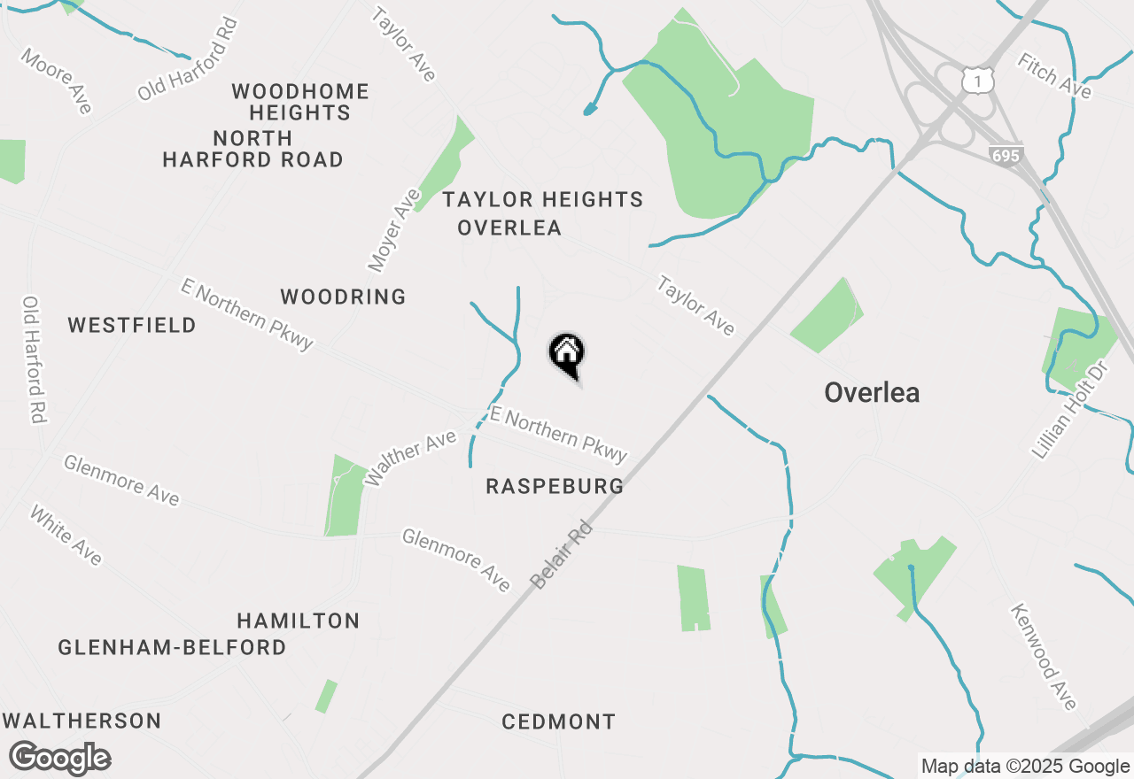 Map of 3905 Chesley Avenue, Baltimore, MD 21206