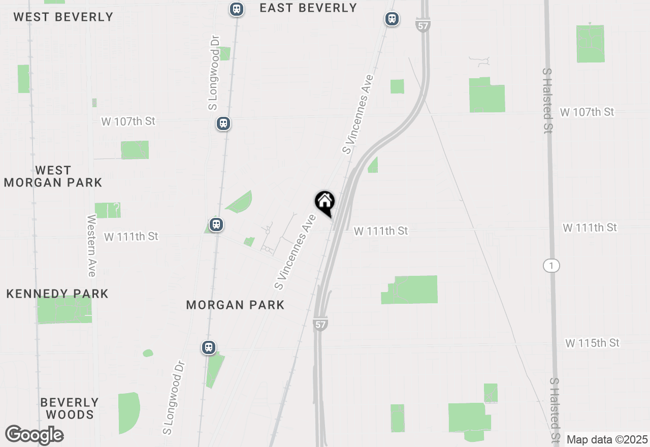 Map of 11043 S Ashland Avenue, Chicago, IL 60643