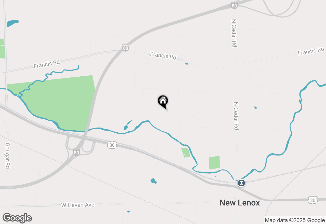 Map of 338 Willow Street, New Lenox, IL 60451