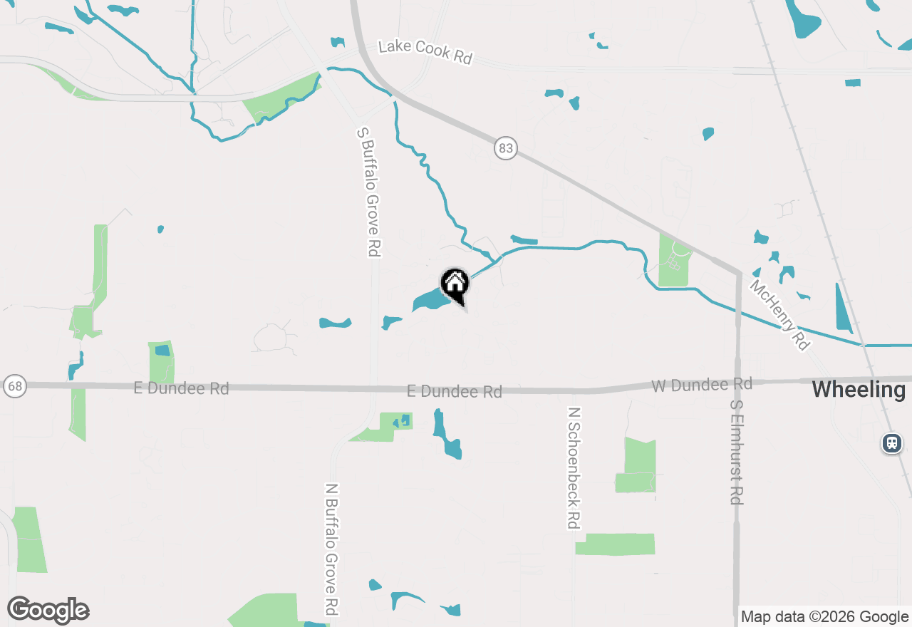 Map of 1508 Seville Court #C1, Wheeling, IL 60090
