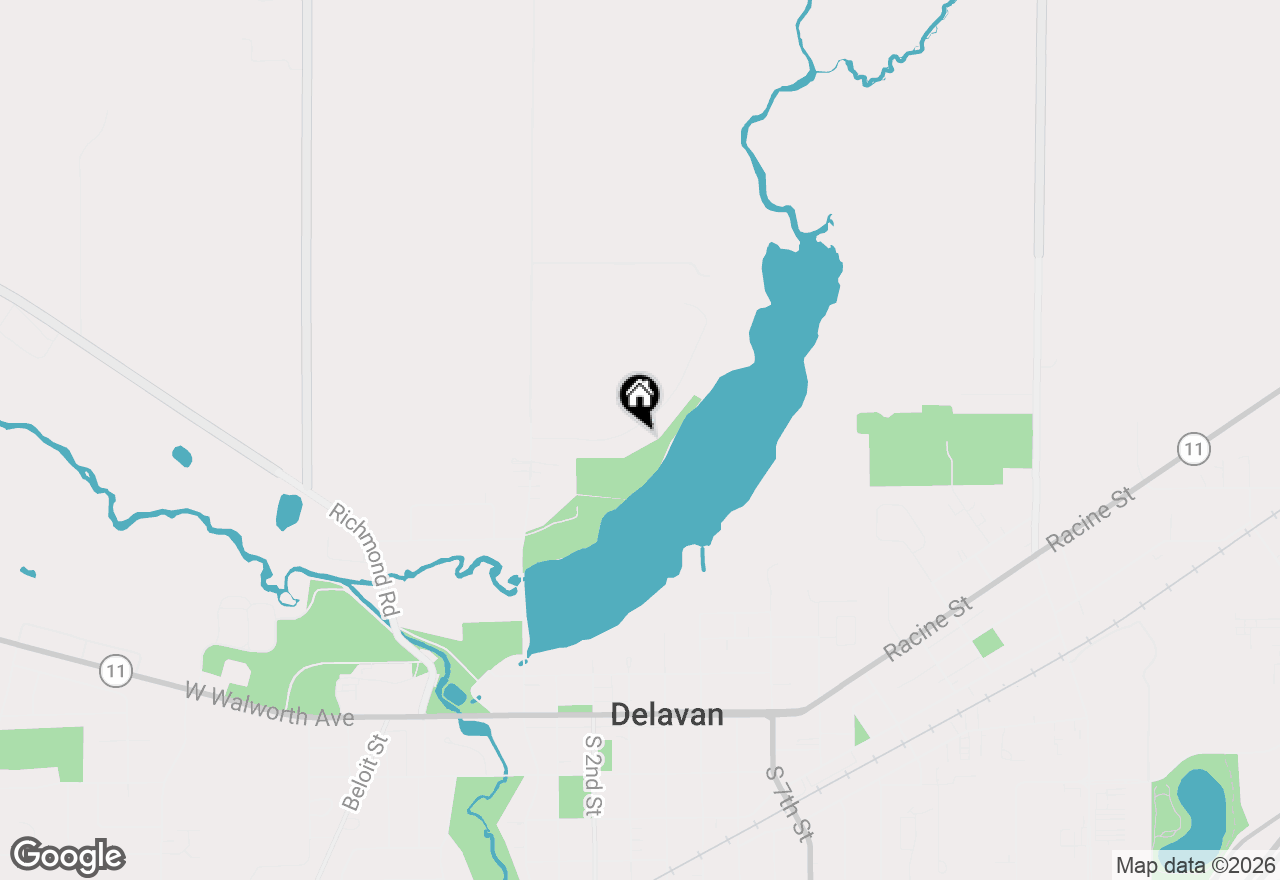 Map of 320 Arbor Ridge Dr, Delavan, WI 53115