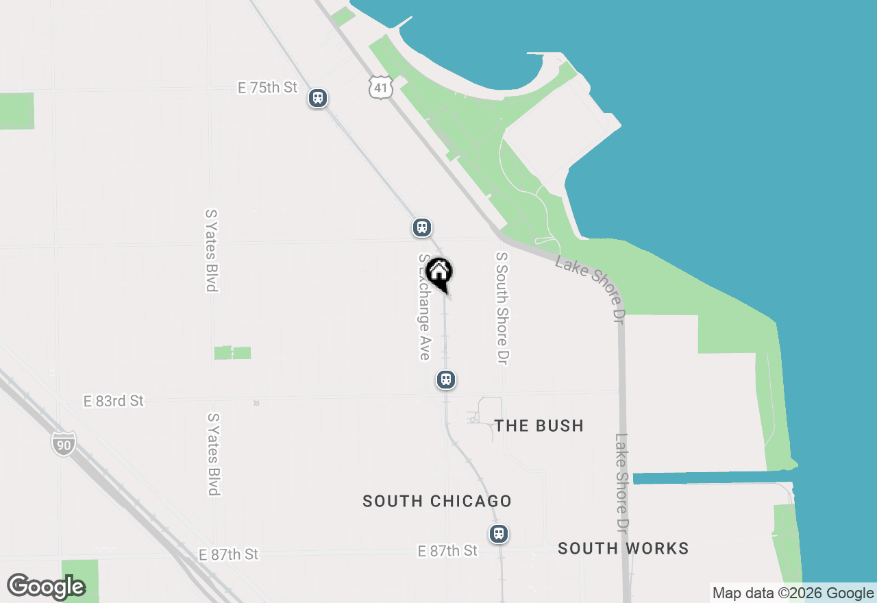 Map of 2955 E 80th Place, Chicago, IL 60617