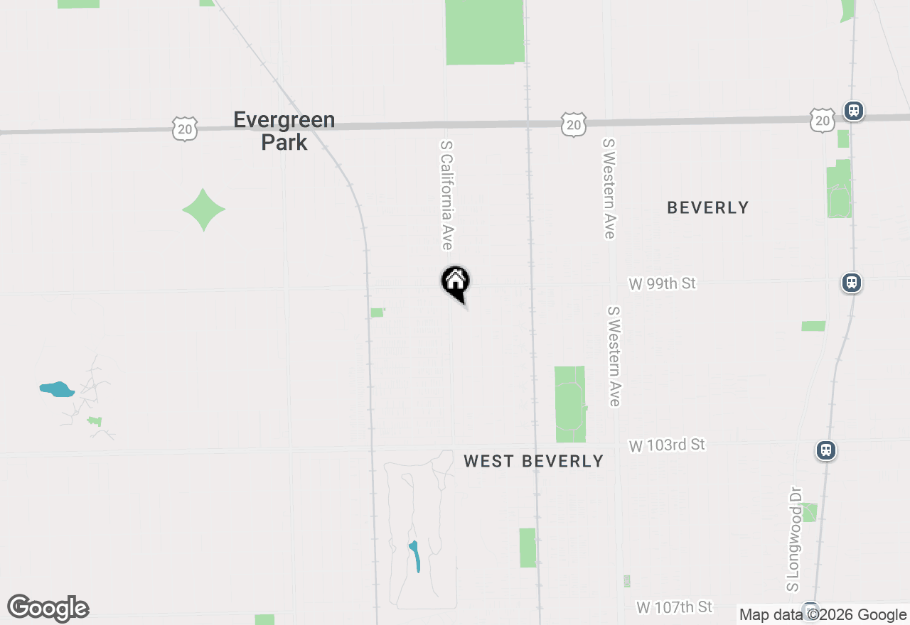 Map of 9939 S California Avenue, Chicago, IL 60655