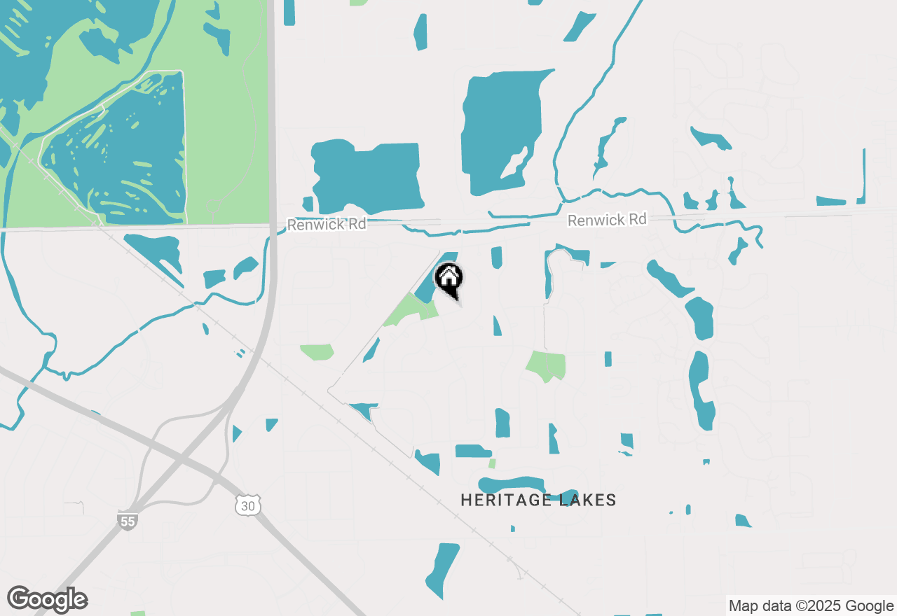 Map of 3753 Indian Head Lane, Joliet, IL 60435