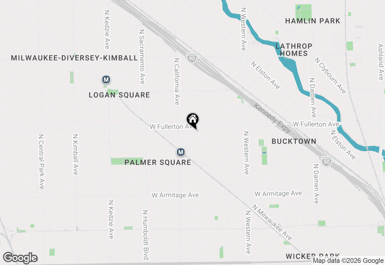 Map of 2654 W Medill Avenue #107, Chicago, IL 60647