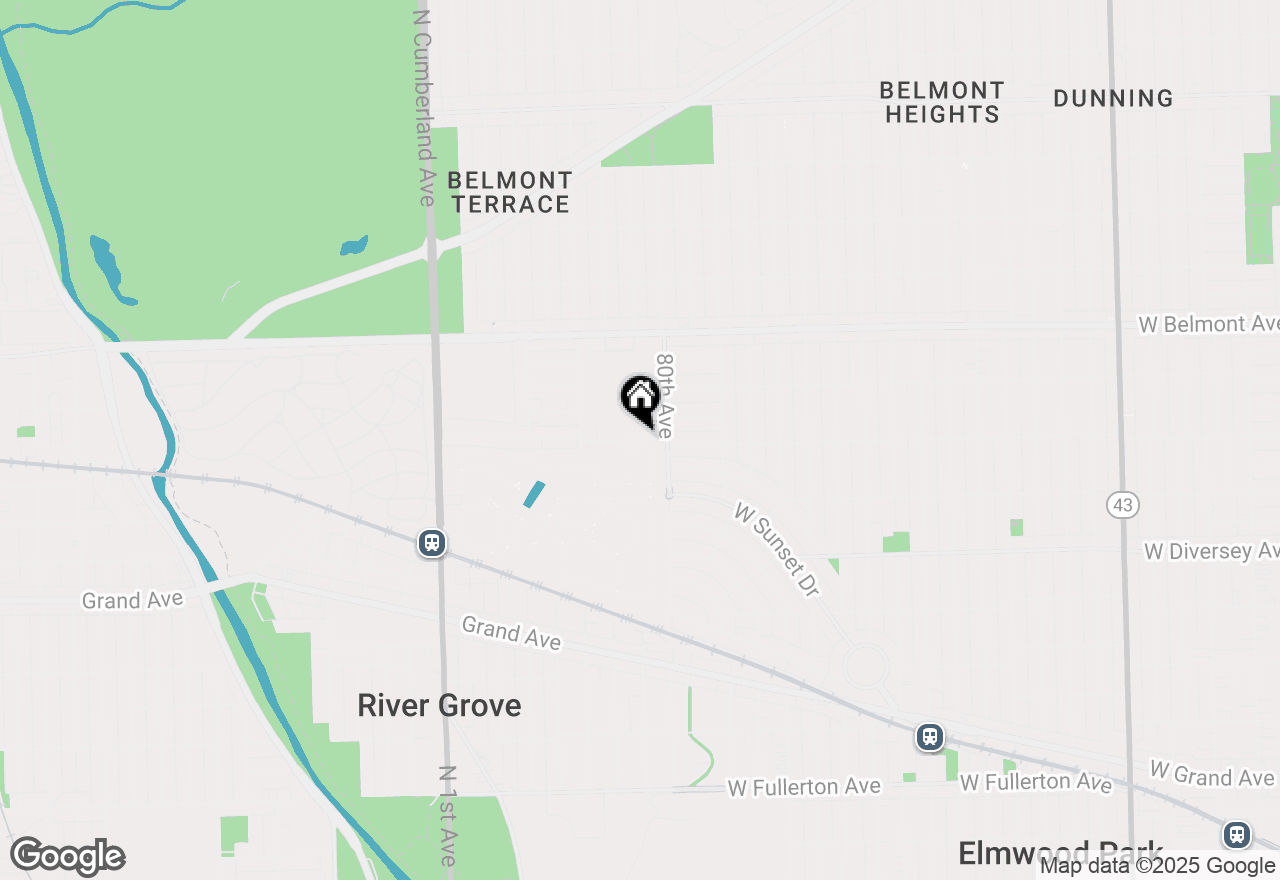 Map of 8040 W O'connor Drive #112, River Grove, IL 60171