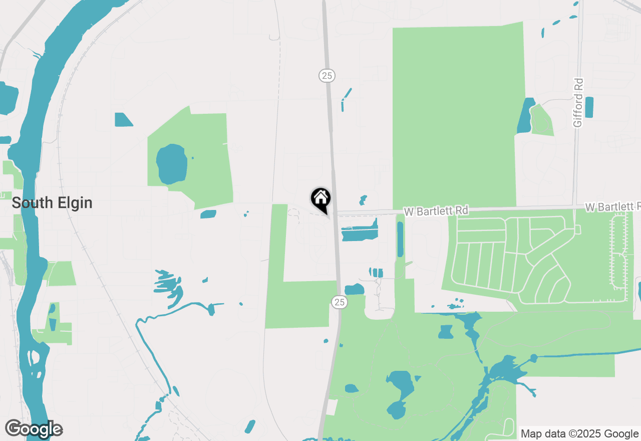 Map of 1016 Moraine Drive, South Elgin, IL 60177