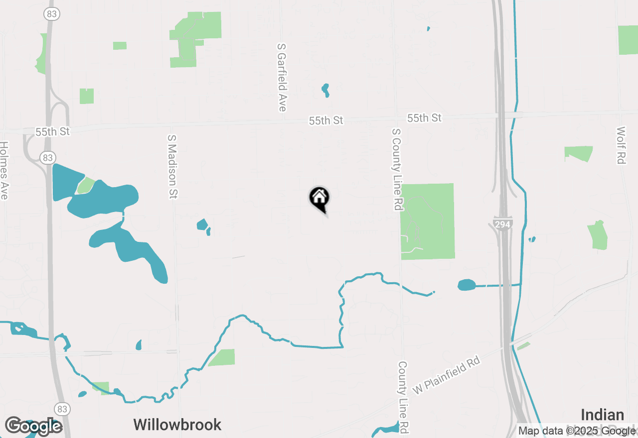 Map of 221 Meadowbrook Lane, Hinsdale, IL 60521