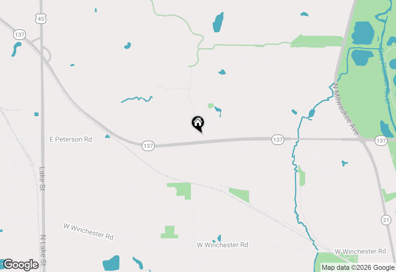 Map of 1429 Braxton Road, Libertyville, IL 60048