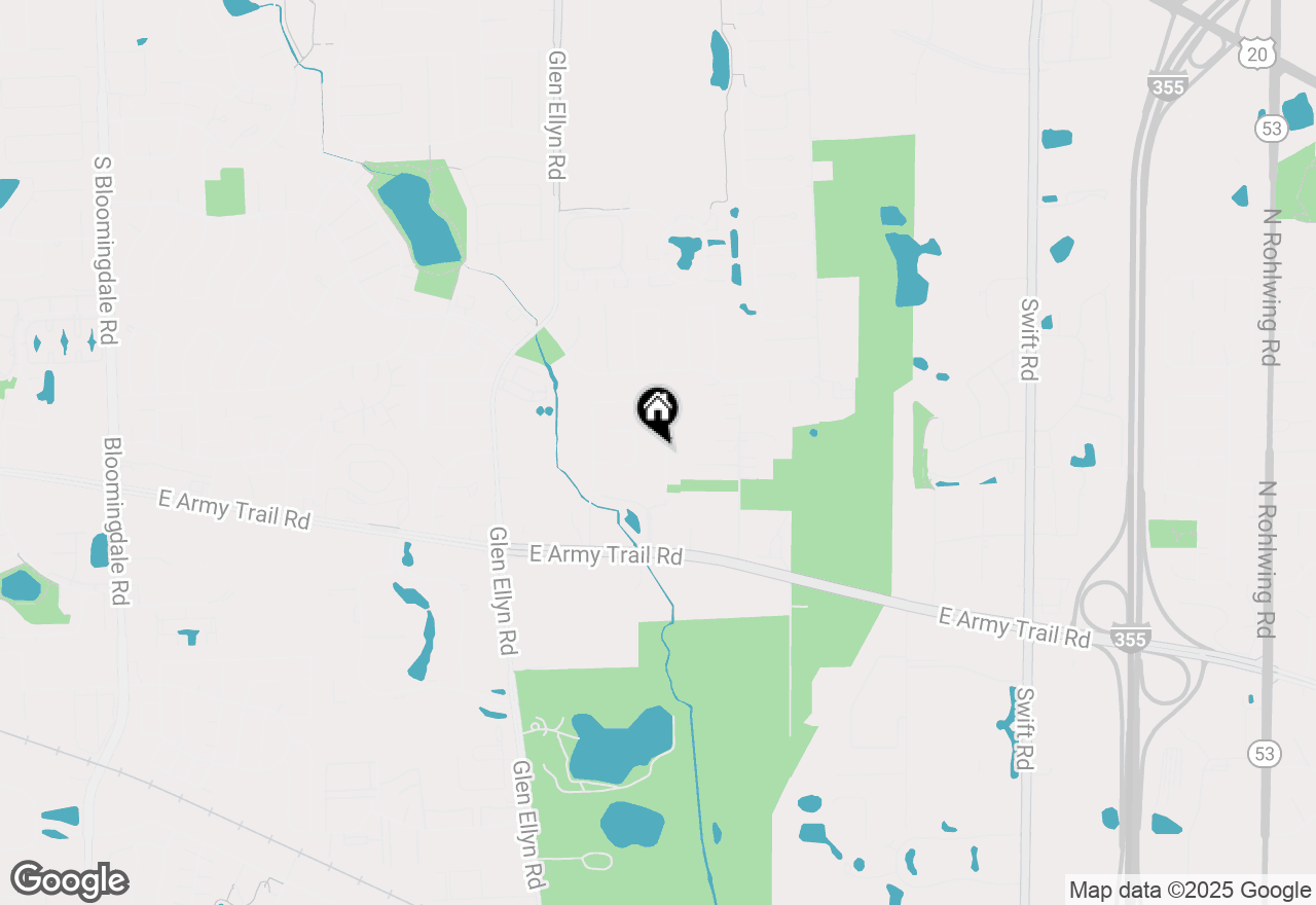 Map of 316 Morningside Drive #A, Bloomingdale, IL 60108