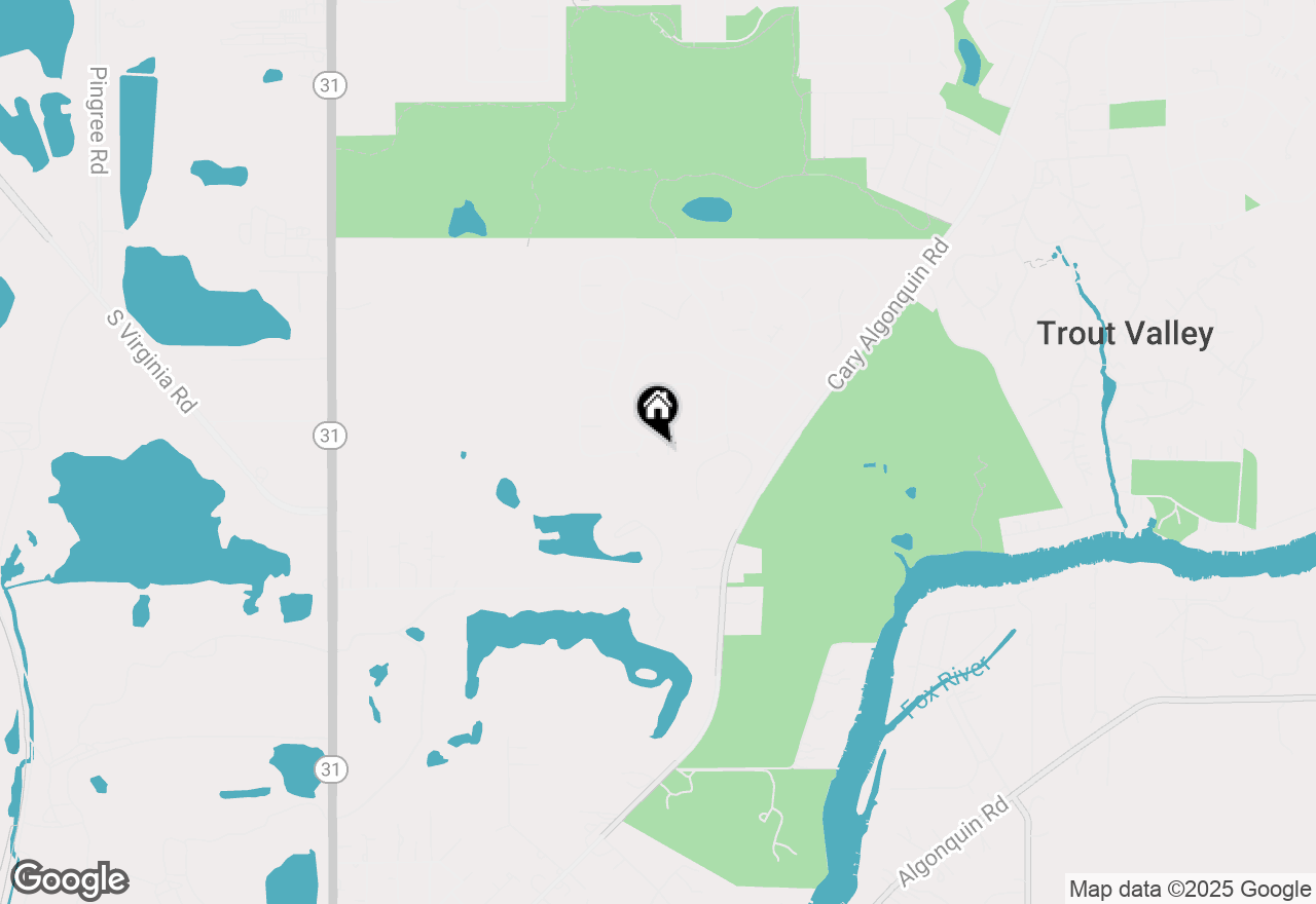 Map of 17 Fernwood Court, Cary, IL 60013