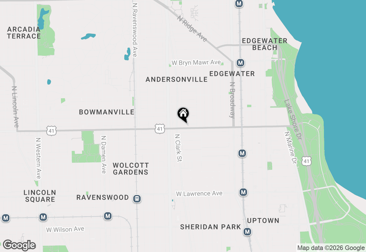 Map of 1468 W Foster Avenue, Chicago, IL 60640