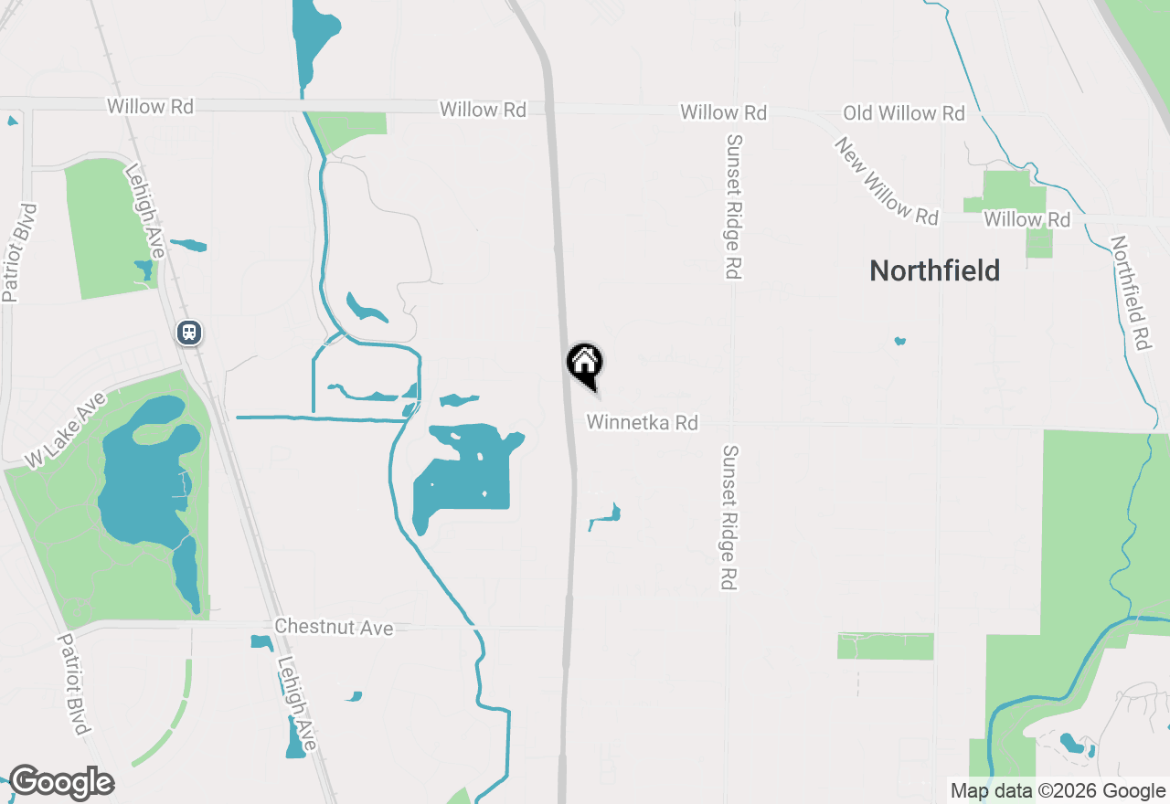 Map of 211 Regent Wood Road, Northfield, IL 60093