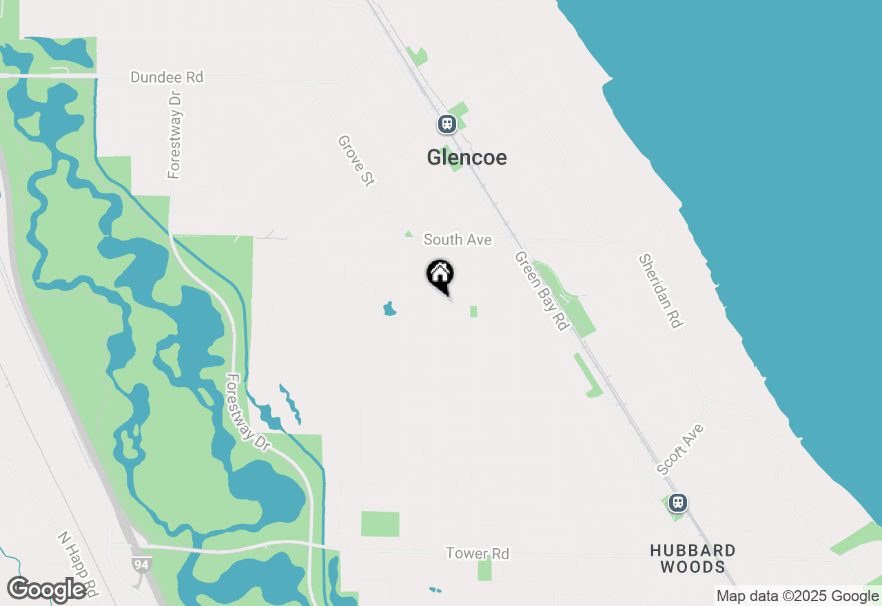 Map of 479 Greenwood Avenue, Glencoe, IL 60022