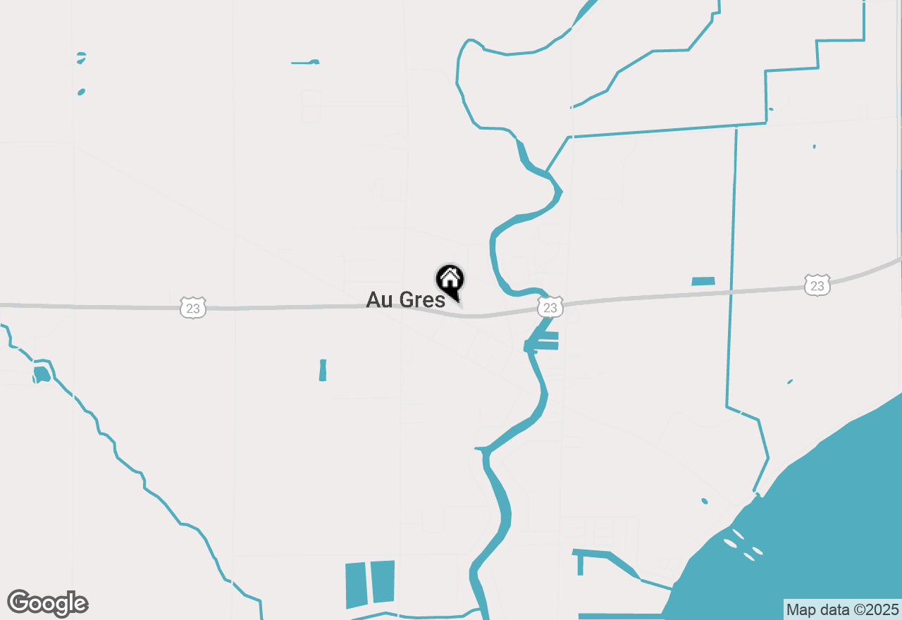 Map of 201 E Huron, Au Gres, MI 48703