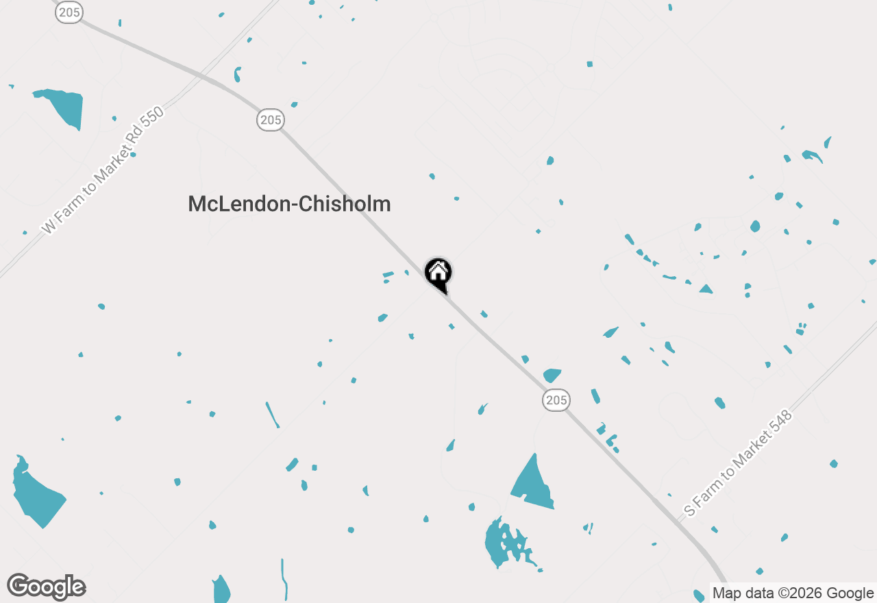 Map of 1250 State Highway 205, Mclendon Chisholm, TX 75032
