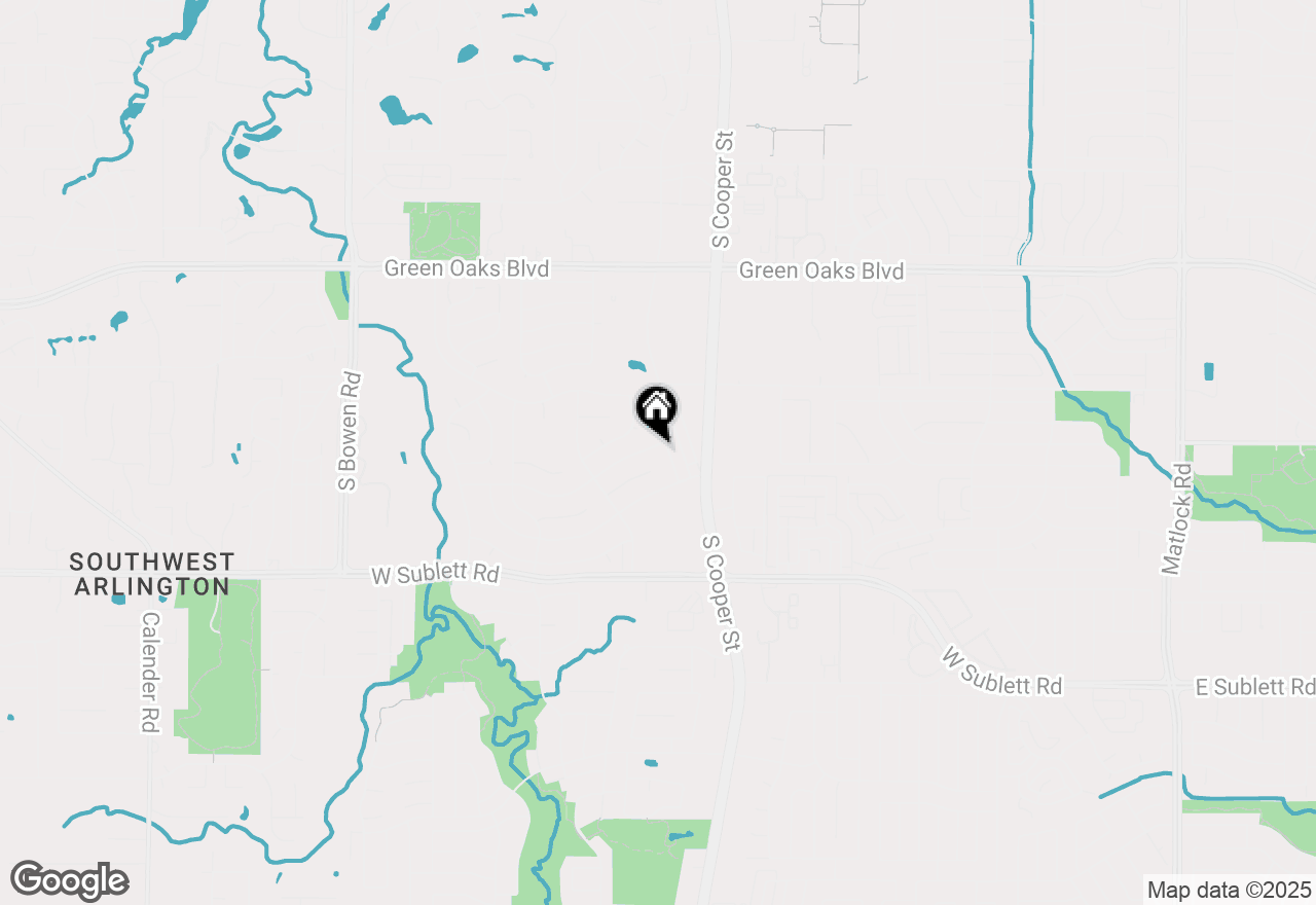 Map of 1902 Reverchon Drive, Arlington, TX 76017