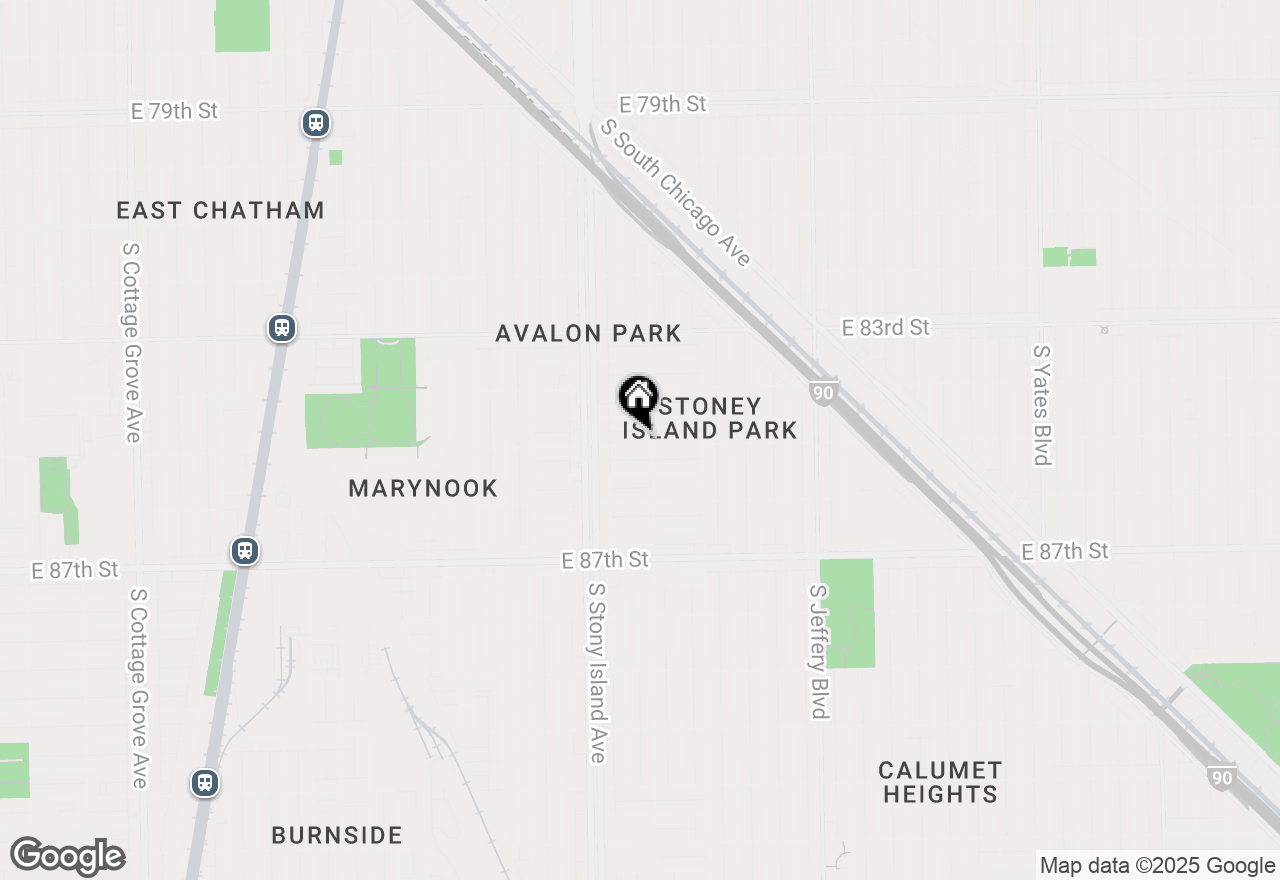 Map of 1648 E 85th Street, Chicago, IL 60638