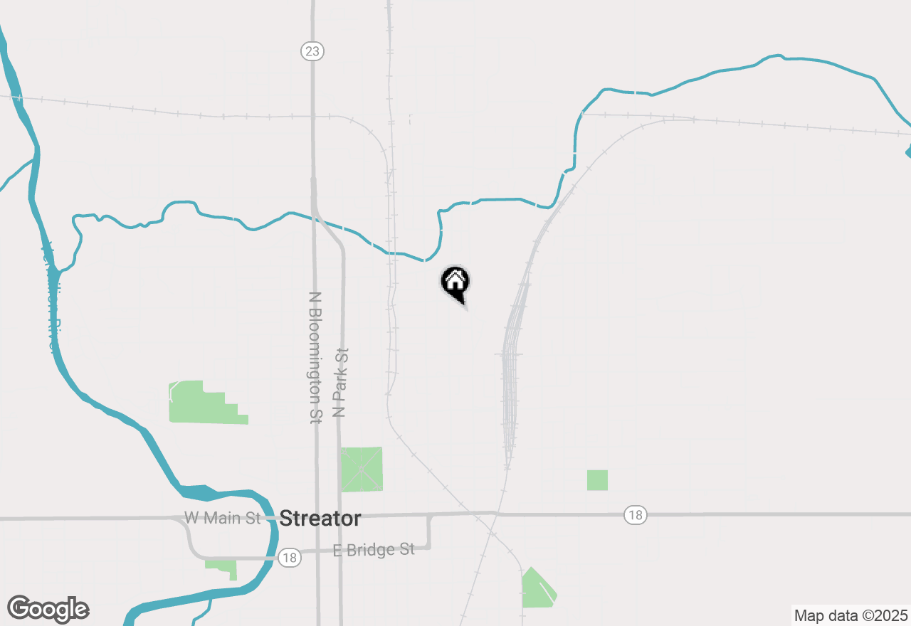 Map of 907 N Everett Street, Streator, IL 61364