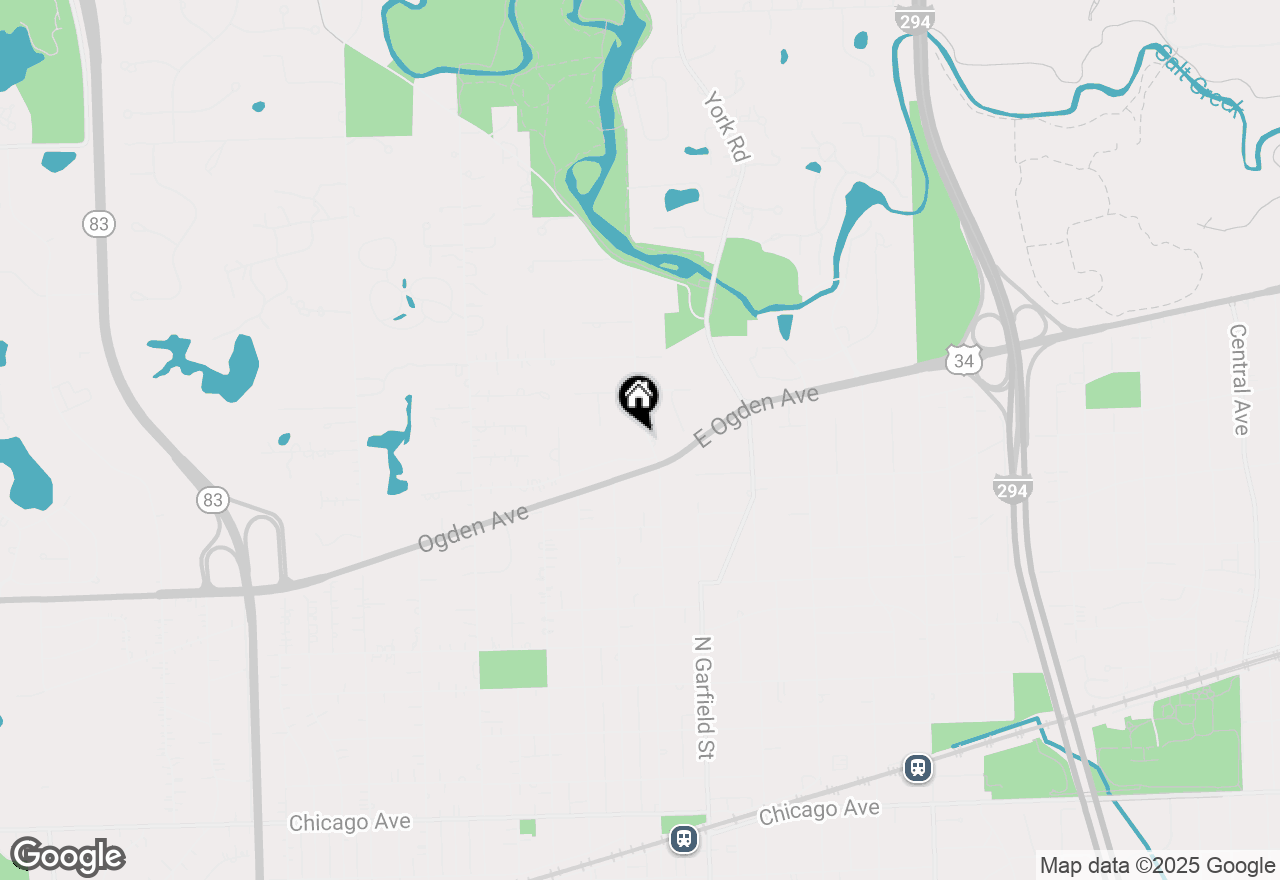 Map of 820 N Washington Street, Hinsdale, IL 60521