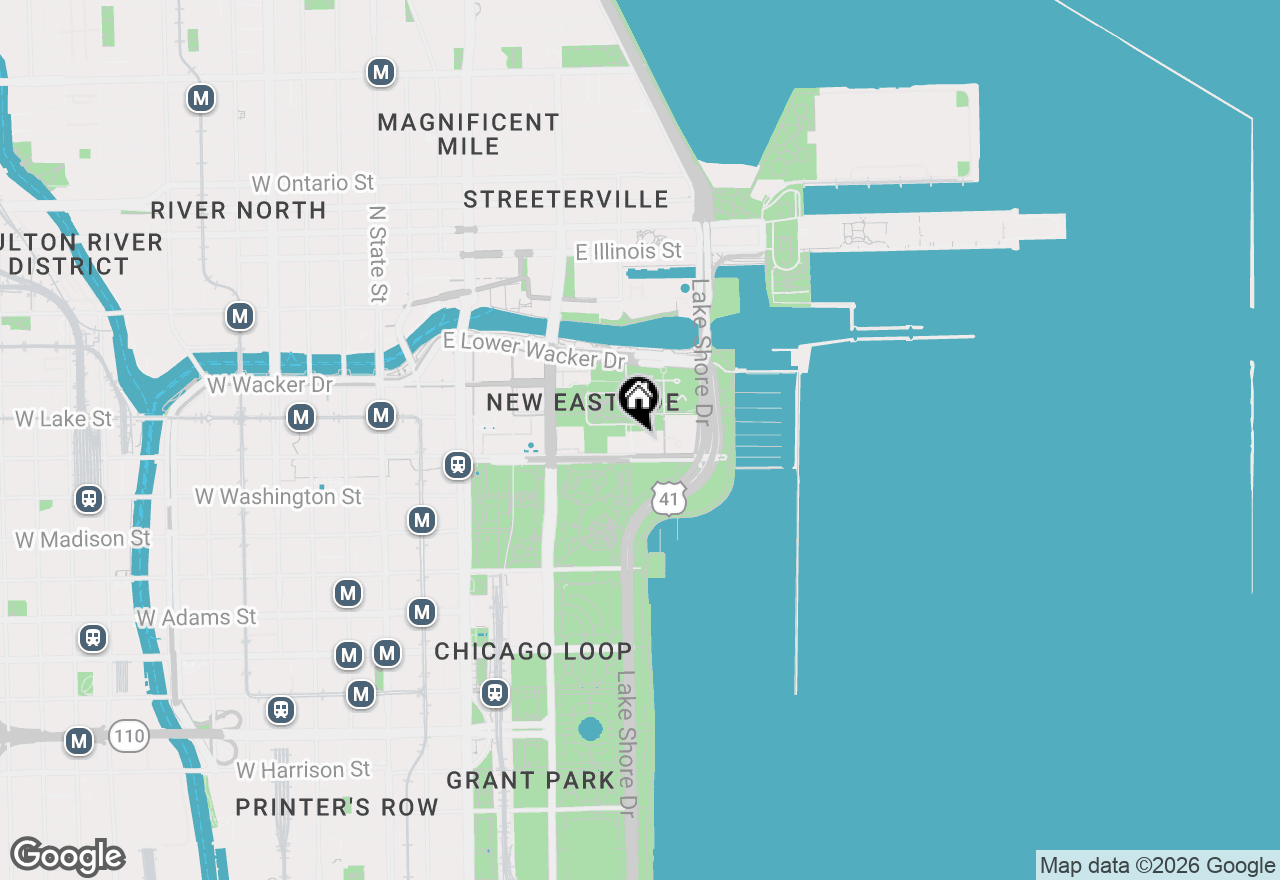 Map of 400 E Randolph Street #3310, Chicago, IL 60601