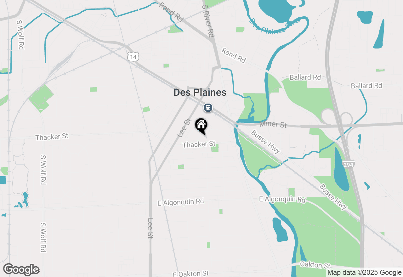 Map of 835 Pearson Street #210, Des Plaines, IL 60016