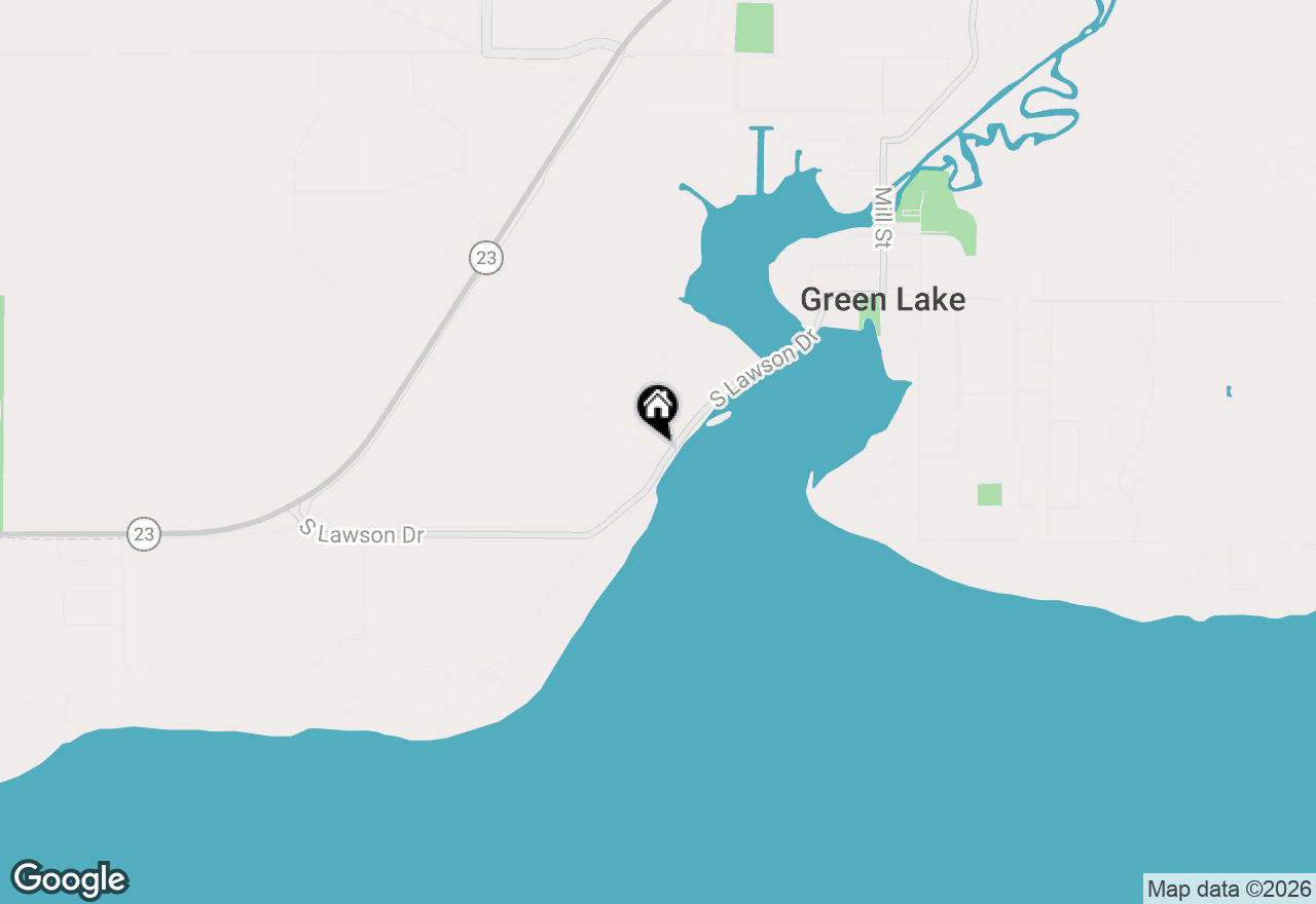 Map of 440 White Oaks Street, Green Lake, WI 54941