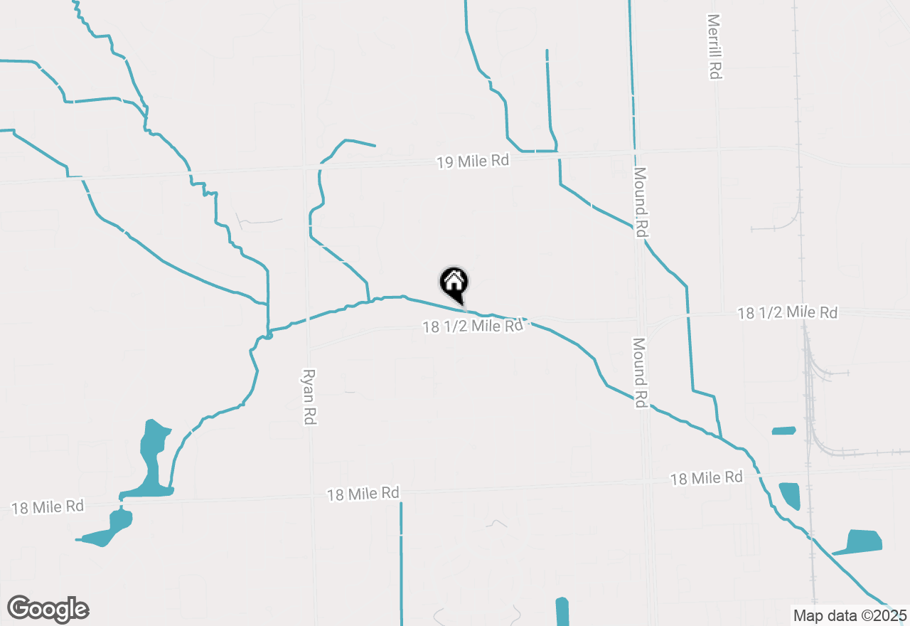 Map of 4875 18 1/2 Mile Road, Sterling Heights, MI 48314