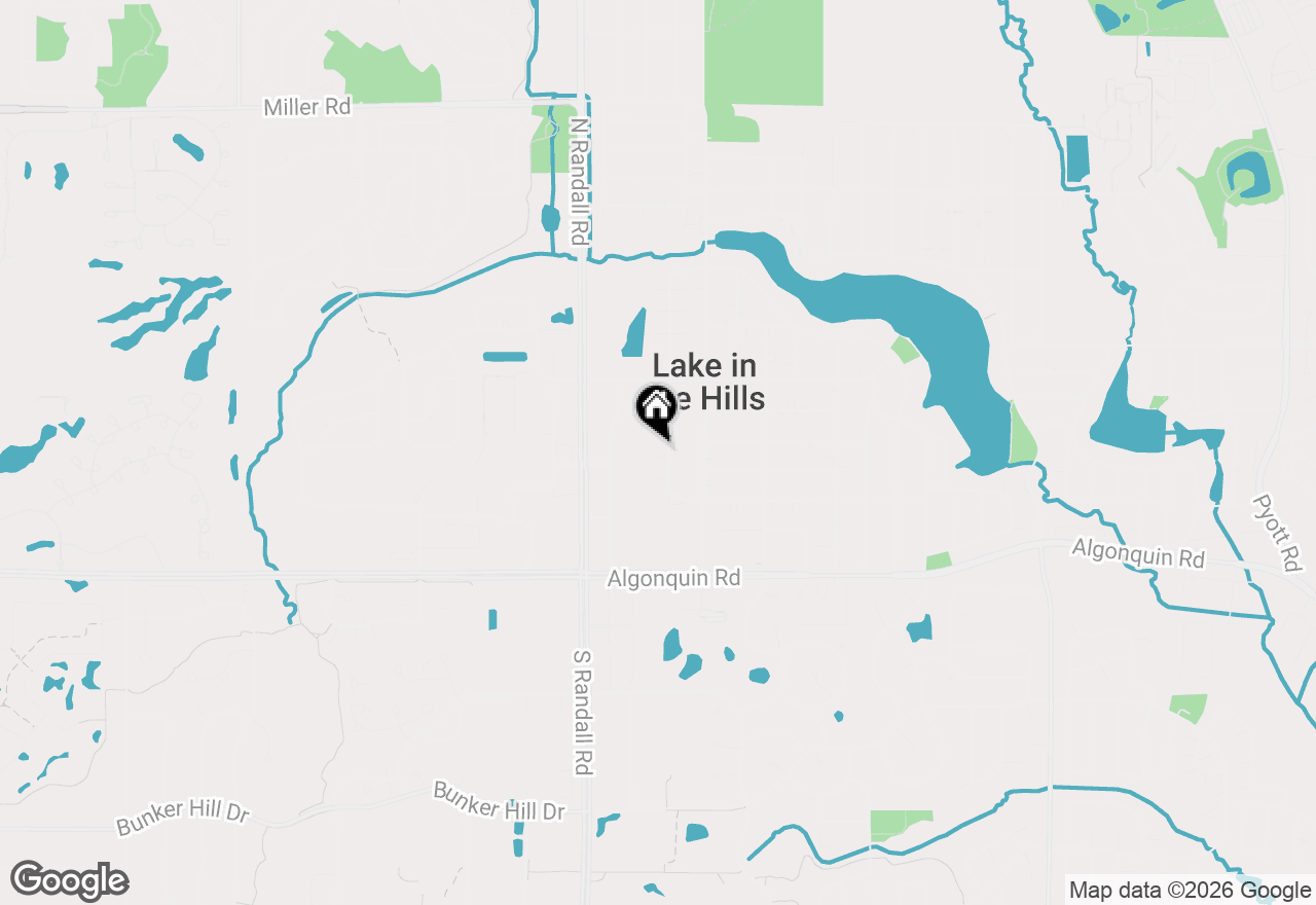 Map of 177 Village Creek Drive #177, Lake In The Hills, IL 60156