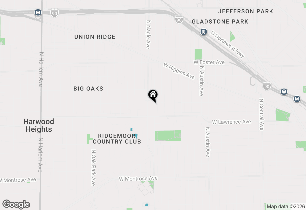 Map of 4852 N Mulligan Avenue, Chicago, IL 60630