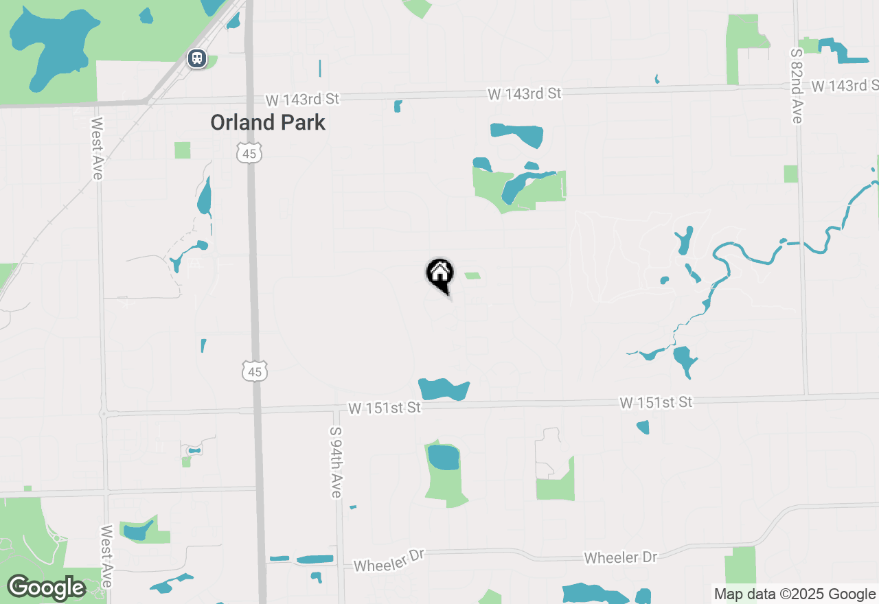 Map of 9301 Montgomery Drive #153, Orland Park, IL 60462