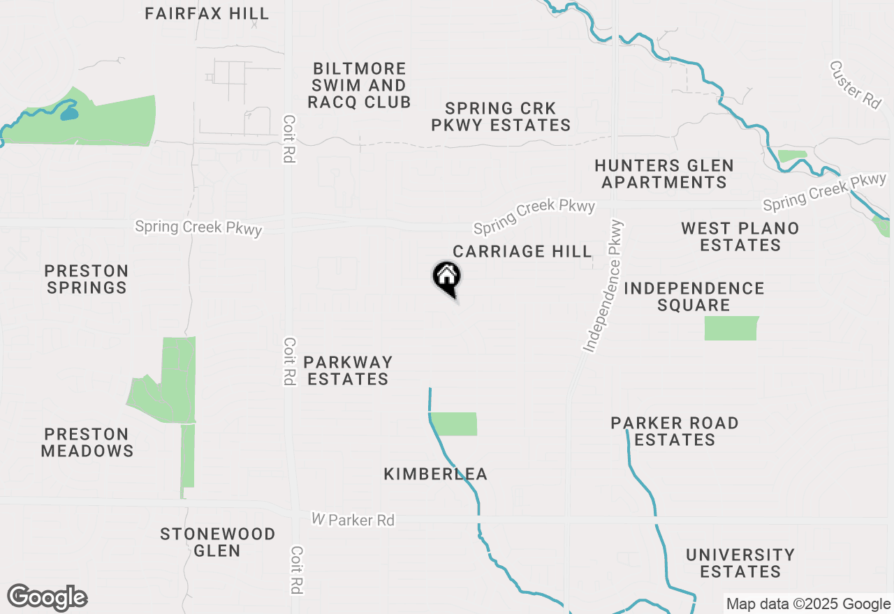Map of 3500 Fredmar Lane, Plano, TX 75023