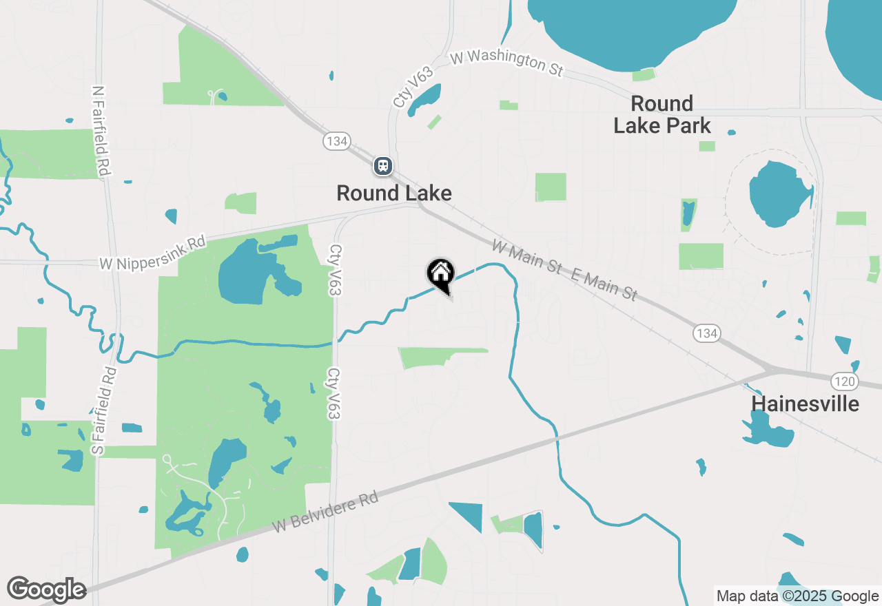 Map of 329 Whispering Oaks Lane #329, Round Lake, IL 60073