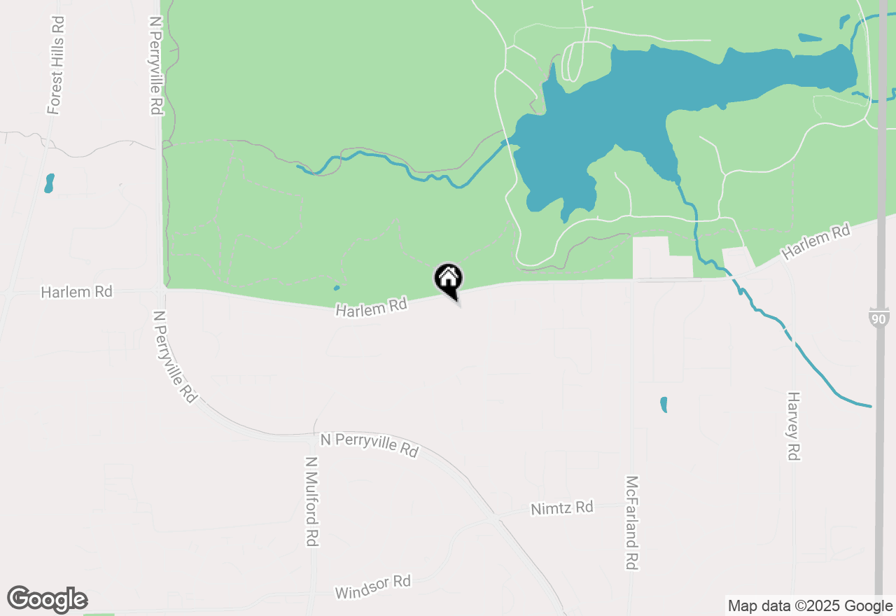 Map of 6427 Harlem Road, Loves Park, IL 61111