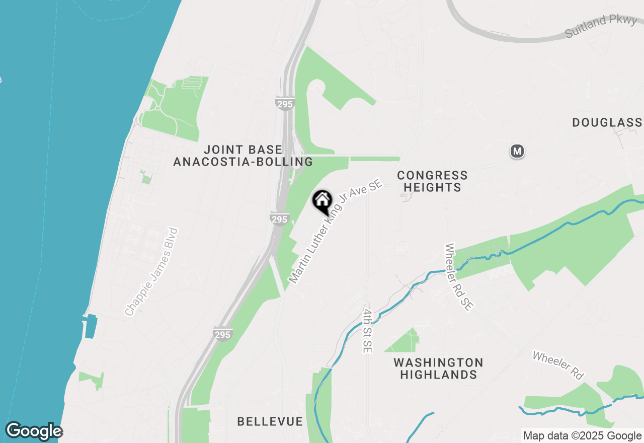 Map of 206 Trenton Place Se #103, Washington, DC 20032