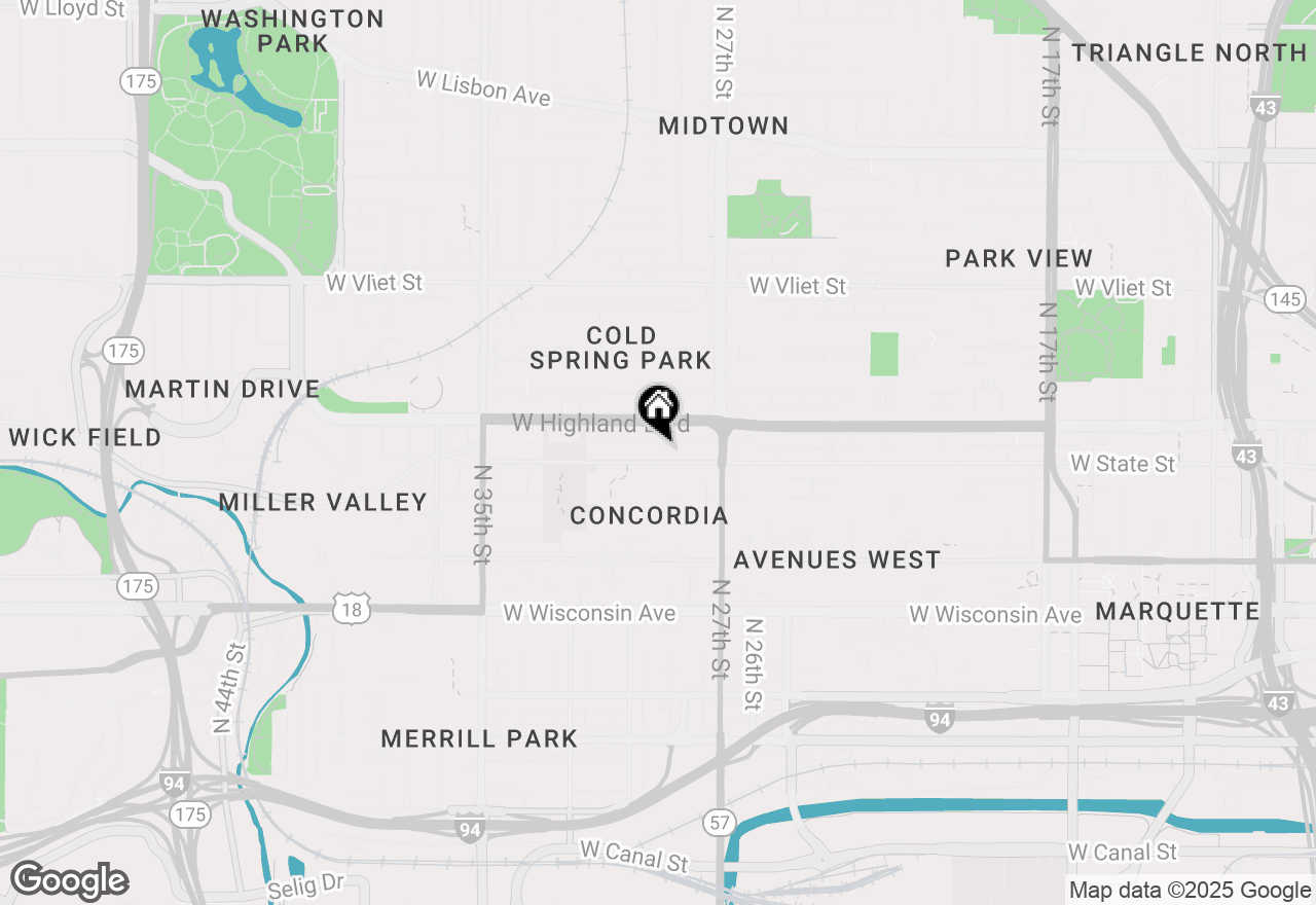 Map of 1016 N 29th St, Milwaukee, WI 53208