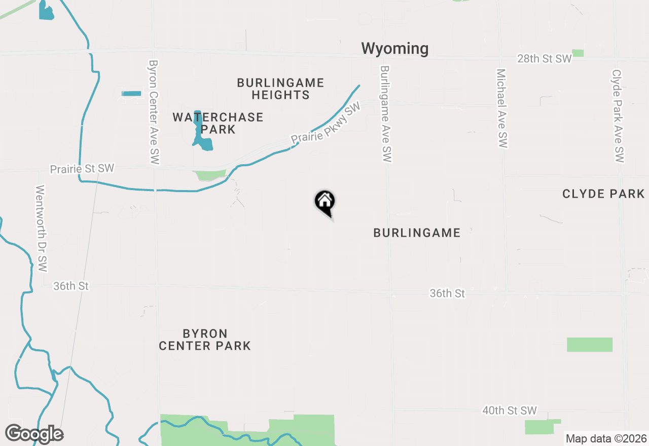 Map of 3329 Hubal Avenue Sw, Wyoming, MI 49519