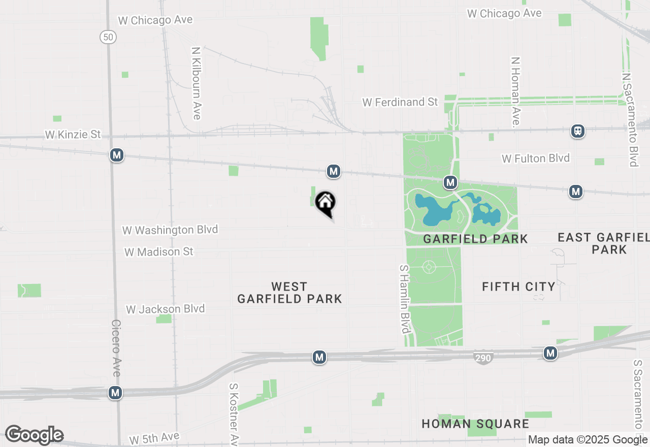 Map of 4042 W Washington Boulevard, Chicago, IL 60624