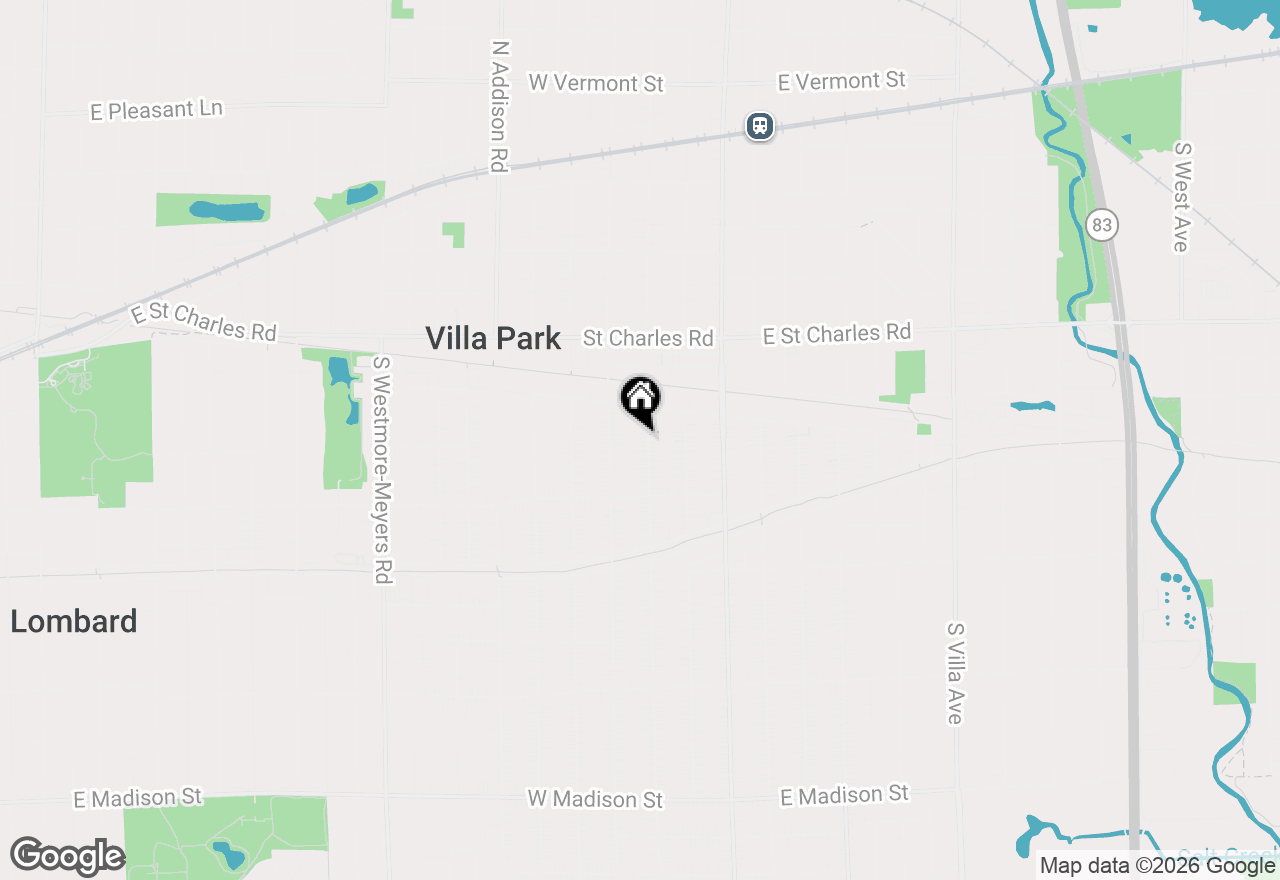 Map of 130 S Yale Avenue, Villa Park, IL 60181