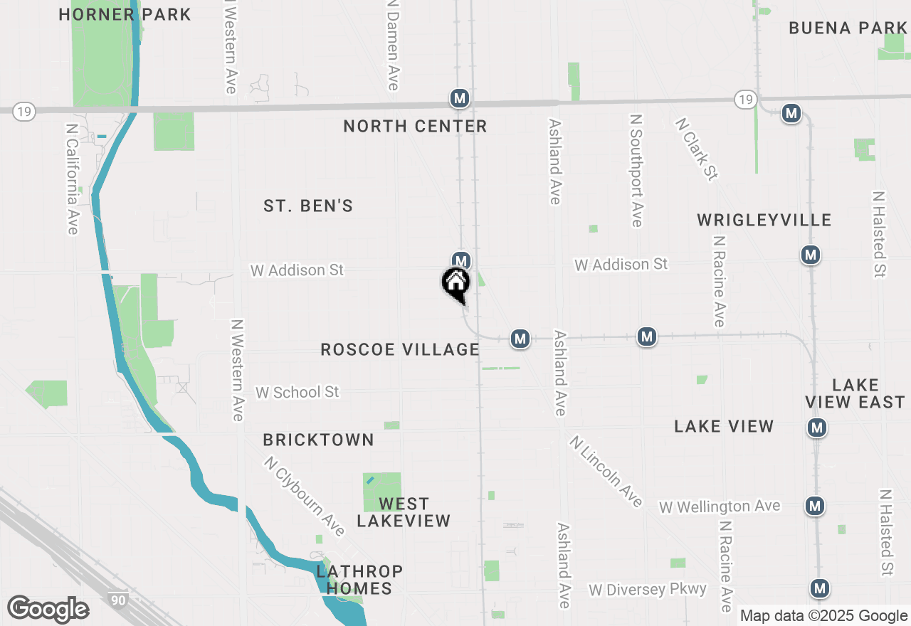 Map of 1829 W Cornelia Avenue, Chicago, IL 60657