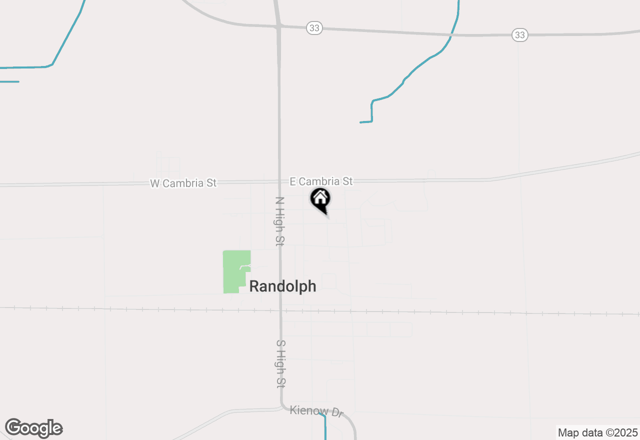 Map of 233 Pierce Street, Randolph, WI 53956