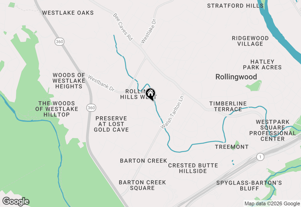 Map of 1208 Dusky Thrush Trl, Austin, TX 78746