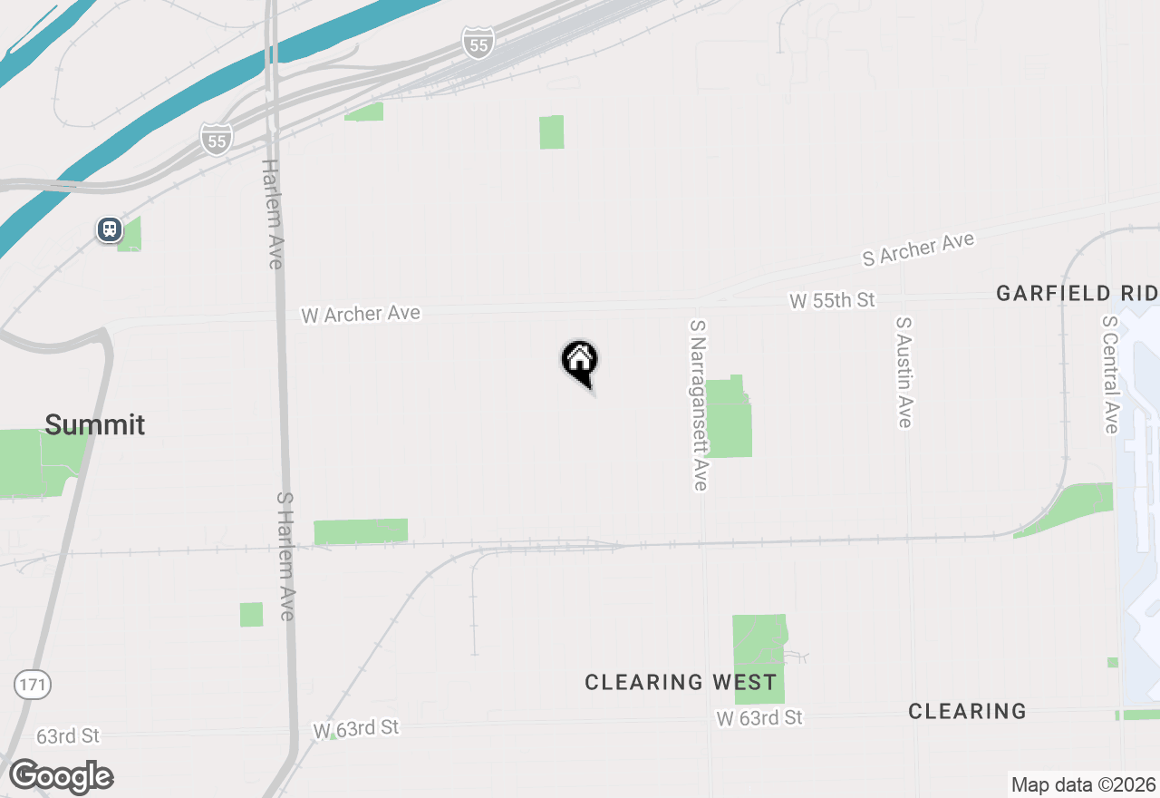 Map of 5649 S Natoma Avenue, Chicago, IL 60638