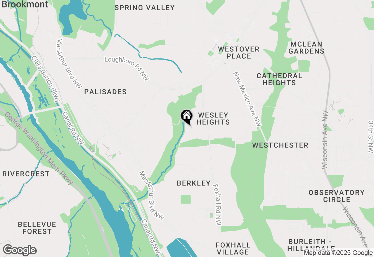 Map of 2935 49th Street Nw, Washington, DC 20016