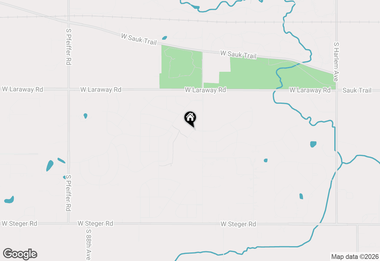 Map of 22550 Nature Creek Circle, Frankfort, IL 60423