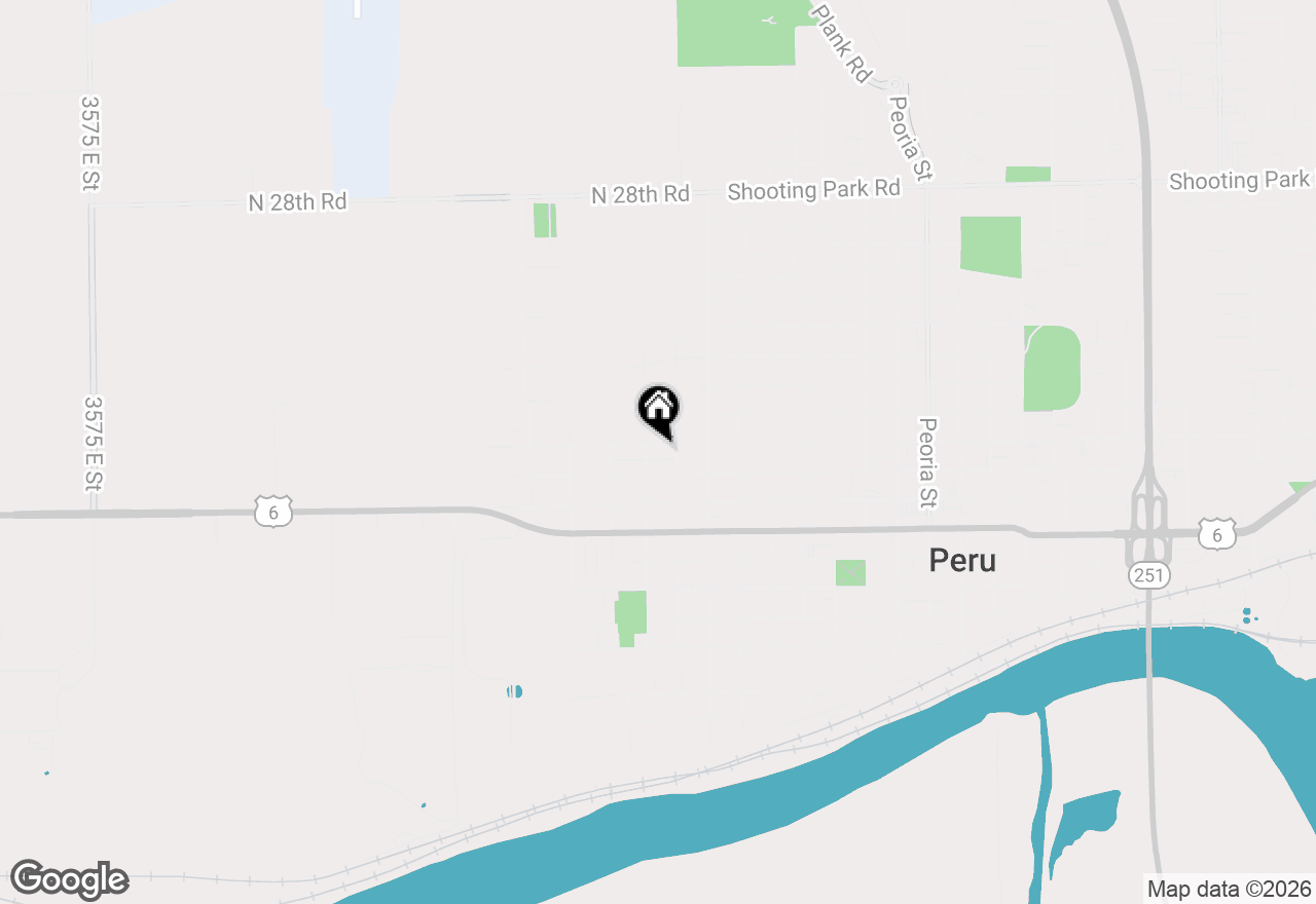 Map of 2618 7th Street, Peru, IL 61354